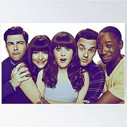 New Girl Crew Poster