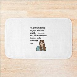 Jess from New Girl quote about being afraid of success Bath Mat