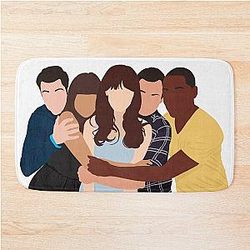 New Girl Cast Bathroom Mat