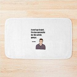 Nick from New girl quote,can't go to jail bath mat
