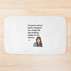 Jess from New Girl Quote - Single Old Lady Bath Mat
