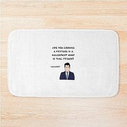 Schmidt from New Girl quote Bath Mat