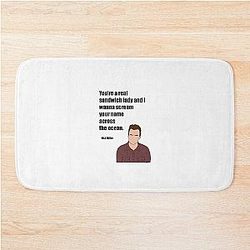 Nick from New Girl quote Bath Mat