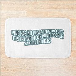 Pine New Girl Bath Mat