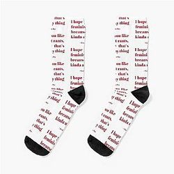 New Girl Feminist Rants Red Socks