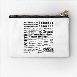 New Girl Schmidt Quotes Pouch