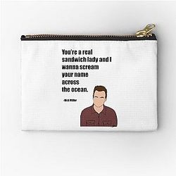 Nick from New Girl Zipper Pouch