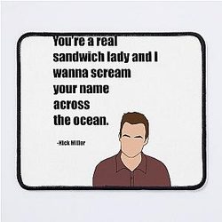 Nick from New Girl Mouse Pad