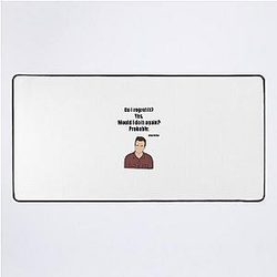 Nick from New Girl quote, Should I regret buying it Desk Mat