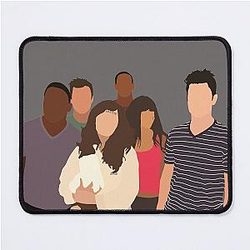 New Girl Cruise Mouse Pad