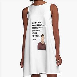 Nick from New Girl Quote A-Line Dress