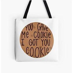 You Have Me a Cookie New Girl All Over Print Tote Bag