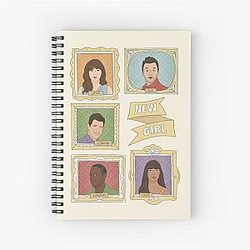 New Girl Spiral Notebook
