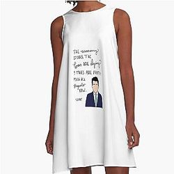 Schmidt from New Girl quote, A-Line Dress