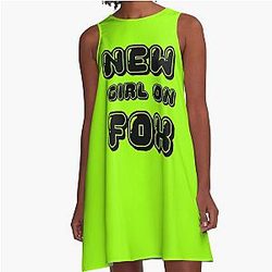 New Girl on Fox Green Dress