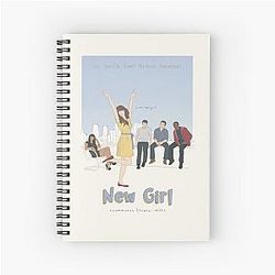 New Girl Minimalist Spiral Notebook