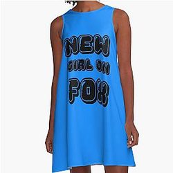 New Girl on Fox A-Line Dress