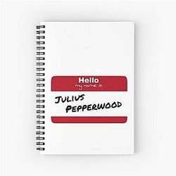 Julius Pepperwood New Girl Notebook