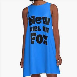 New Girl on Fox Blue Dress