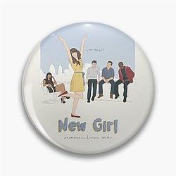 New Girl Minimalist Pin