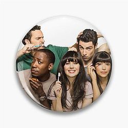New Girl Cast Pin