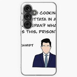 Schmidt from New Girl quote, Frittata in a saucepan, Samsung Galaxy Soft Case