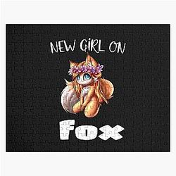 new girl on fox t-shirt jigsaw puzzle