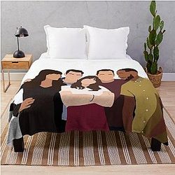 New Girl Cast Throw Blanket