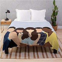 New Girl Cast Throw Blanket