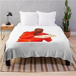 Music Vintage Girl's Birthday Cake & Gifts Music Fan Throw Blanket