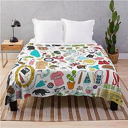 New Girl Throw Blanket