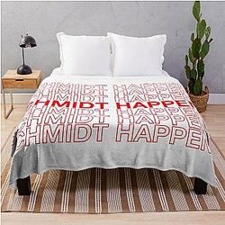 Schmidt Happens New Girl Throw Blanket