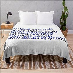 Nick Miller New Girl Quote Throw Blanket