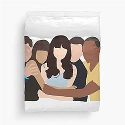 New Girl Characters Duvet