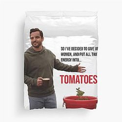 New Girl Nick Miller Meme Duvet Cover