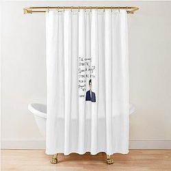 Schmidt from New Girl economy stinks shower curtain