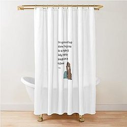 Jess from New Girl Single Old Lady Shower Curtain