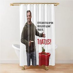 New Girl Nick Miller Meme Shower Curtain