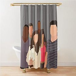 New Girl Cruise Shower Curtain