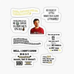 Nick Miller Sticker Pack - New Girl Stickers