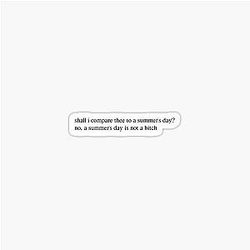 New Girl Nick Miller Summer Day Quote Sticker