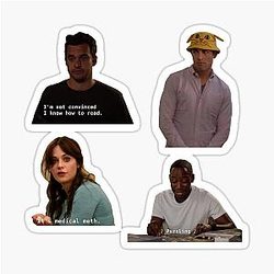 New Girl Sticker Pack
