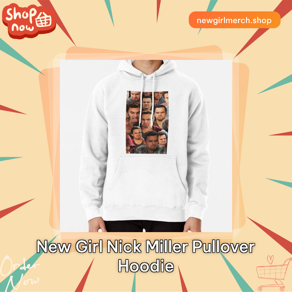 New Girl Nick Miller Pullover Hoodie