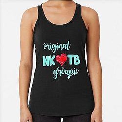 Funny Man NKOTB Kids On Shirt The Blue Awesome Racerback Tank Top