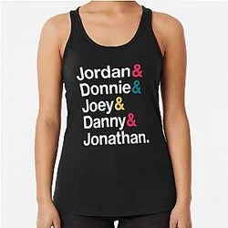 NKOTB Name & Racerback Tank Top