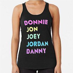 New Kids on the Block Bling Racerback Tank Top