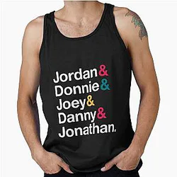 New Kids on the Block Names in Style Tank Top
