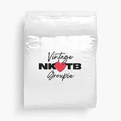 Vintage NKOTB Groupie Duvet Cover