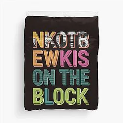 New Kids on the Block Music Gift for Men Women Duvet Cover