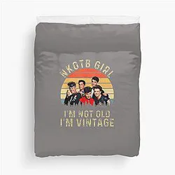 Retro NKOTB Girl, I'm Vintage T-Shirt Duvet Cover